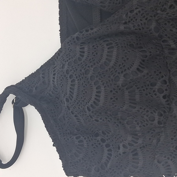 Swim Solutions Tummy-Control Flyaway Swimdress Black 12 - Picture 5 of 10